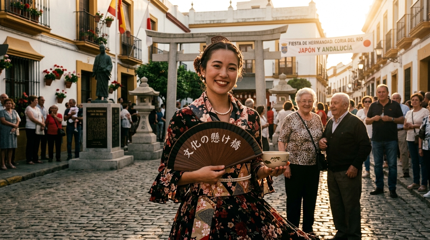 Encuentro cultural de la Asociación Hasekura en Coria del Río
